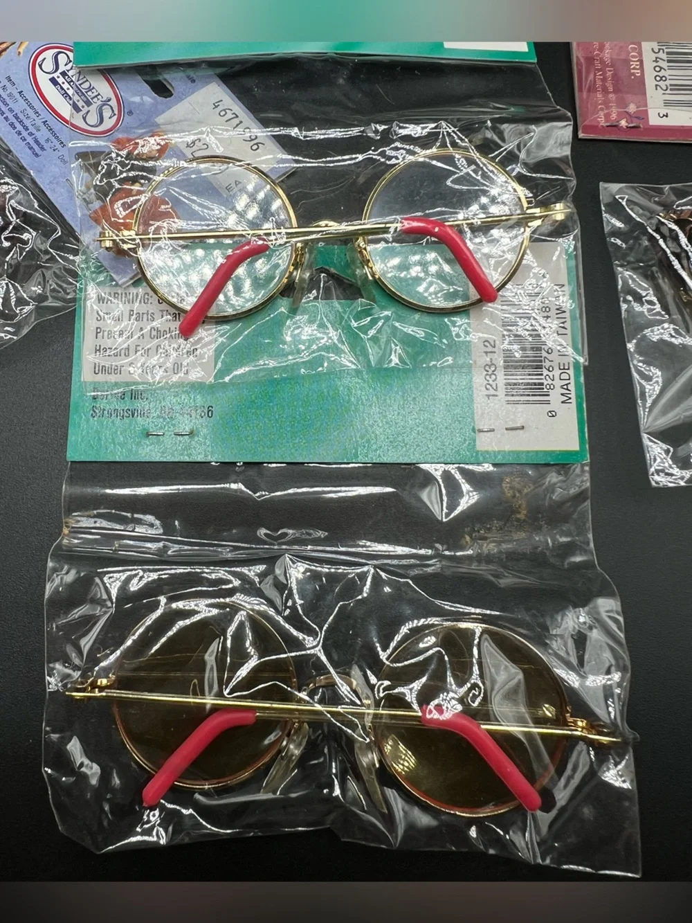 Craft Eye Glasses Doll Making Supplies Lot Of 7 Pairs Glasses